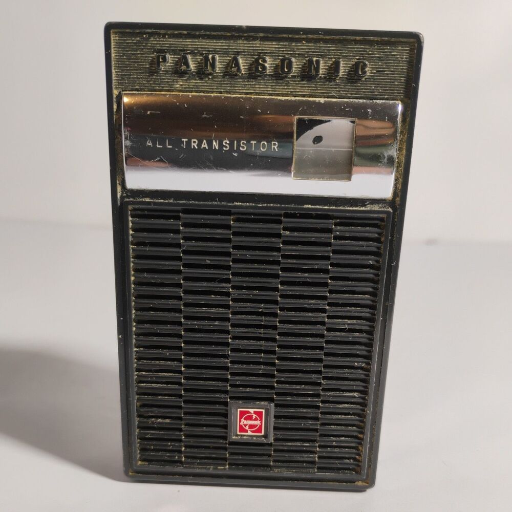VINTAGE MATSUSHITA PANASONIC 7-TRANSISTOR RADIO MODEL R-1076 Vtg WORKING JAPAN
